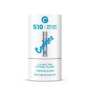 Cookies 510 Vape Cartridge Battery Silver