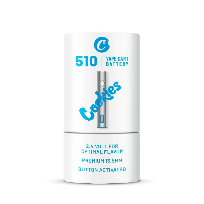 Cookies 510 Vape Cartridge Battery Silver
